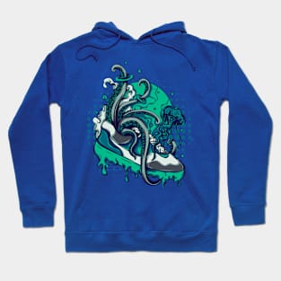 Sneakers Under Water Hoodie